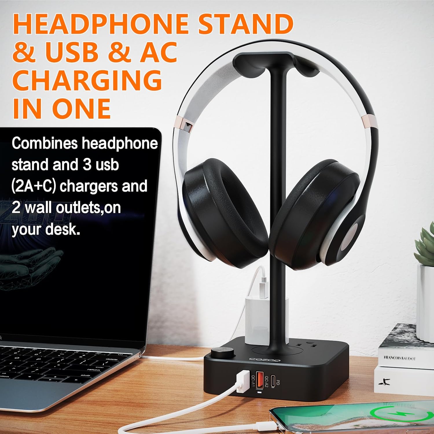 COZOO Headphone Stand and USB Charger Review