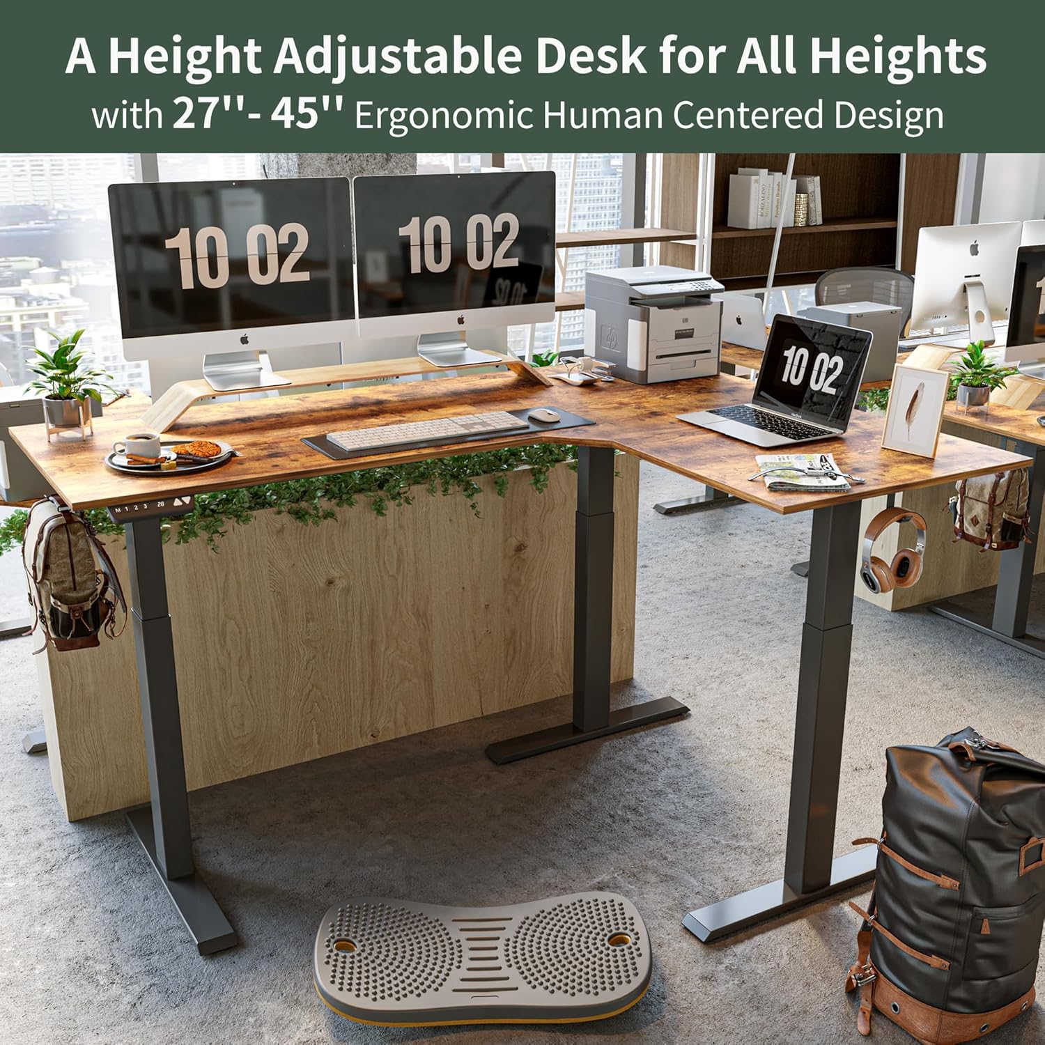 5 Best Electric Standing Desks Of 2026: In-Depth Reviews & Buyer’s Guide FEZIBO Triple Motor L-Shaped Standing Desk Review