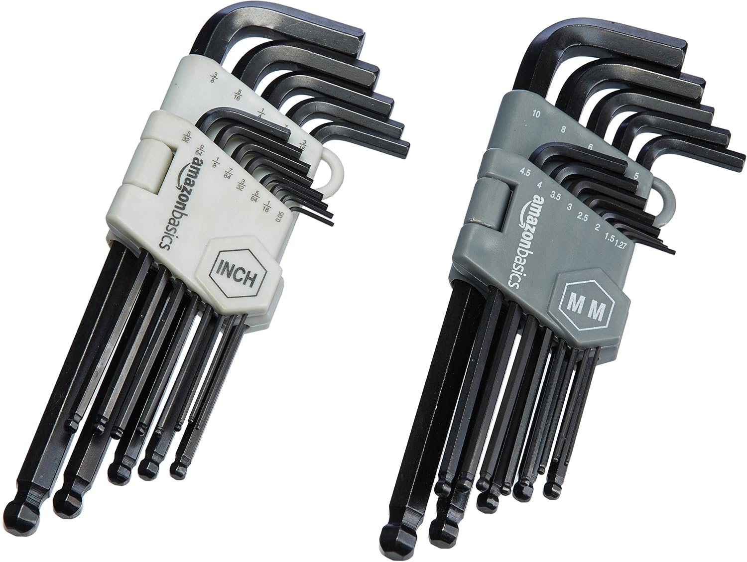 Amazon Basics 26-piece long arm ball end hex key set