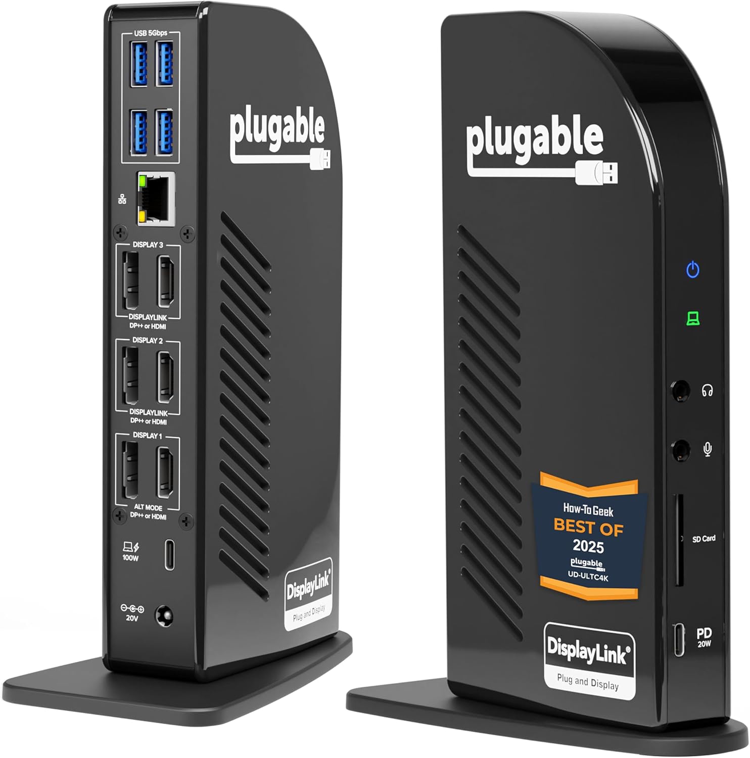 Plugable UD-ULTC4K USB-C triple 4K monitor docking station