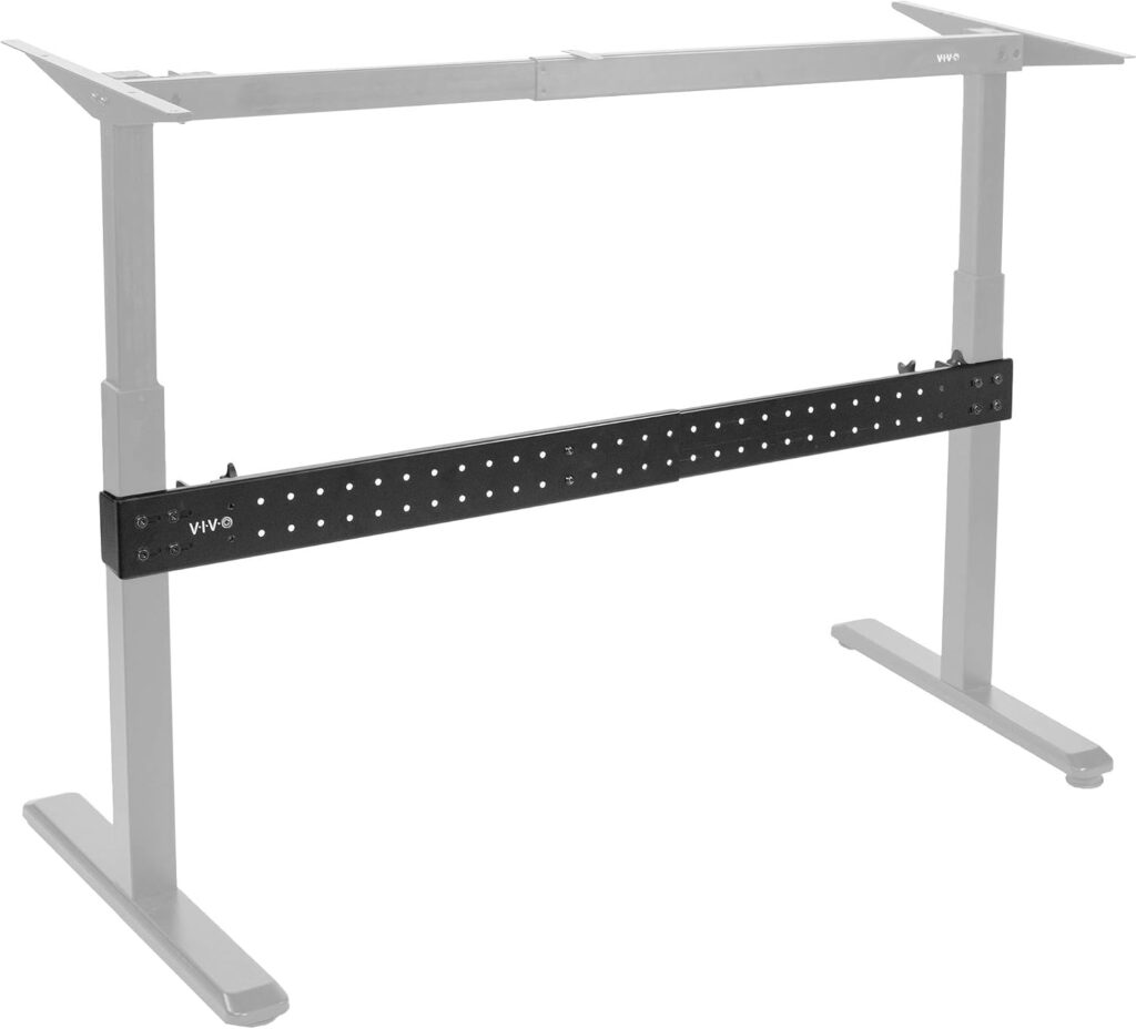 VIVO black clamp-on stabilizer bar DESK-STB01B