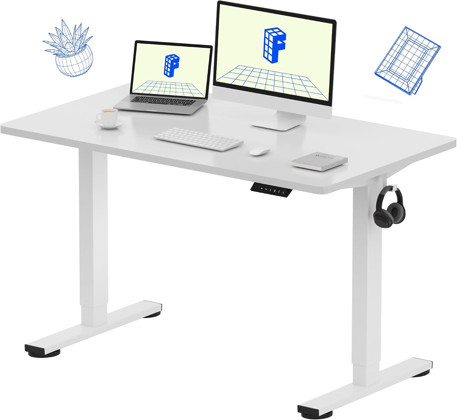 FLEXISPOT EN1 one-piece standing desk 48x24