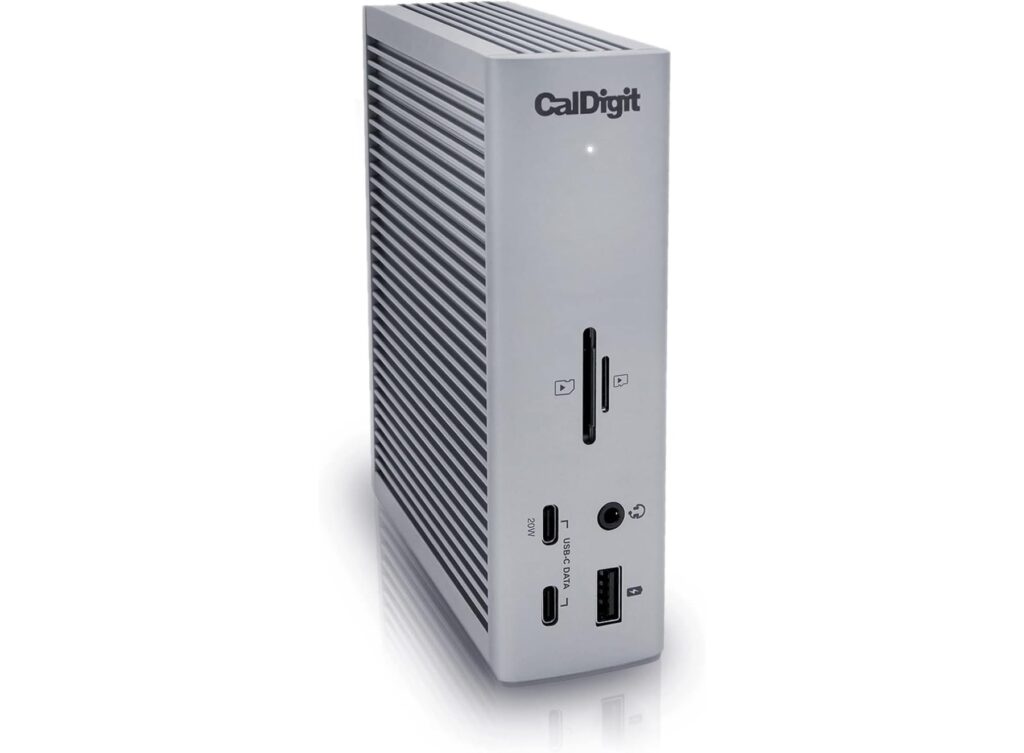 CalDigit TS4 Thunderbolt 4 dock in Space Gray