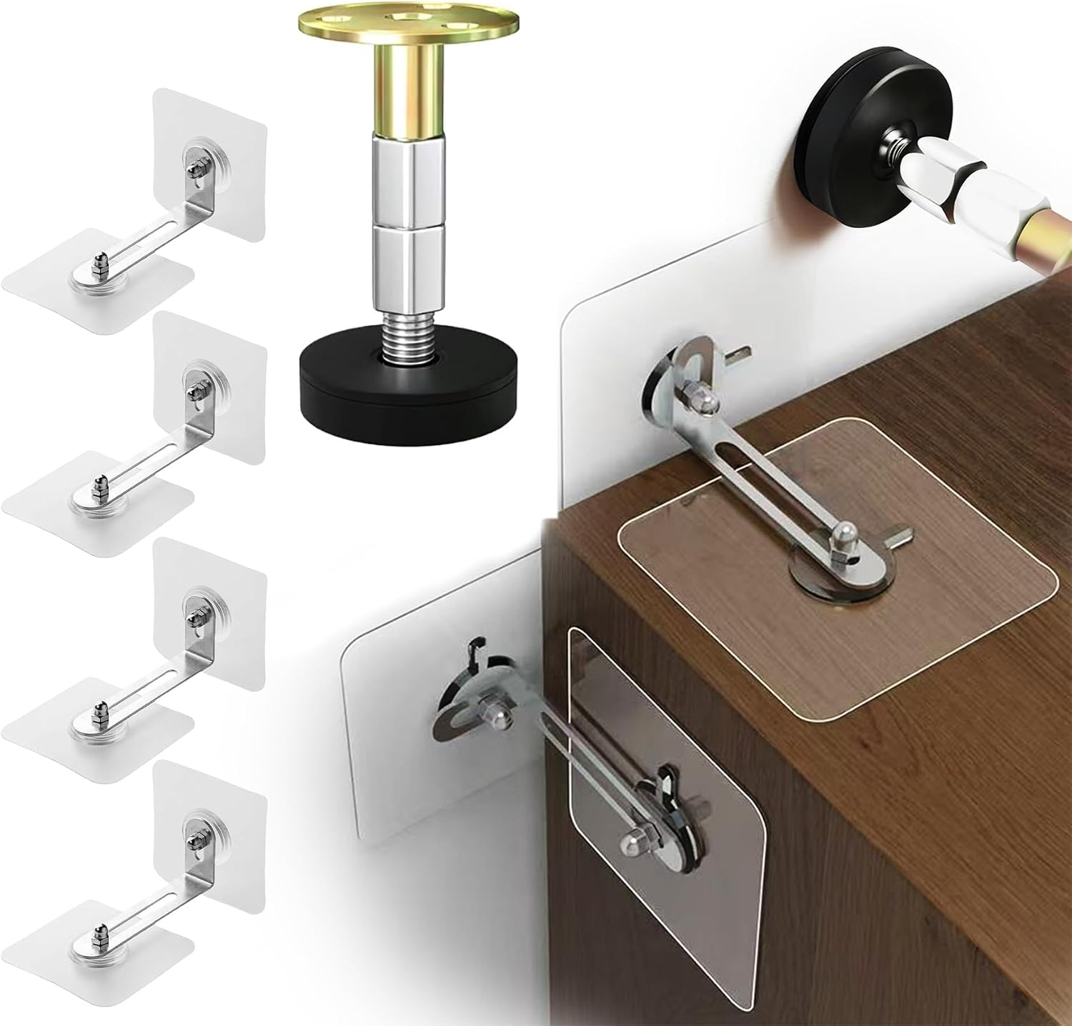 Nzzz desk stabilizer and support bracket set